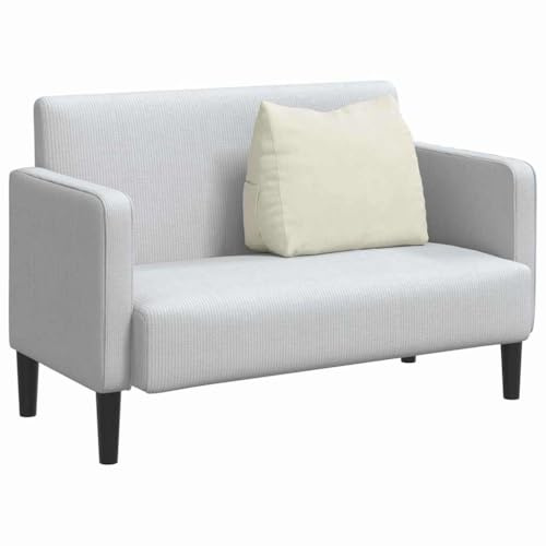 vidaXL Rückenkissen Creme 60 x 20 x 50 cm Cordstoff, Wohnzimmer Deko, zeitgenössisches Sofa Zubehör, abnehmbare Bezüge, Plüschkissen, Innenraumsitzkissen, Entspannungskissen