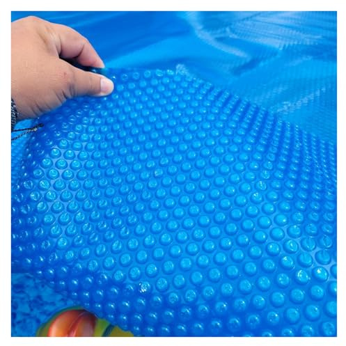 Bâche solaire pour piscine ronde, couverture de spa flottante thermique, bulle de 400 microns, pour piscines creusées/excédentaires, 9,9 m