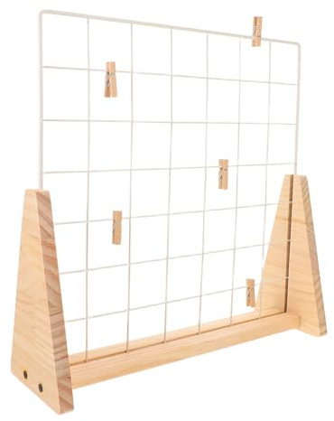 Angoily Panel Display Stand Metal Wall Rack for Vendors Art Display Rack for Shows Retail Crafts for Photos Jewelry