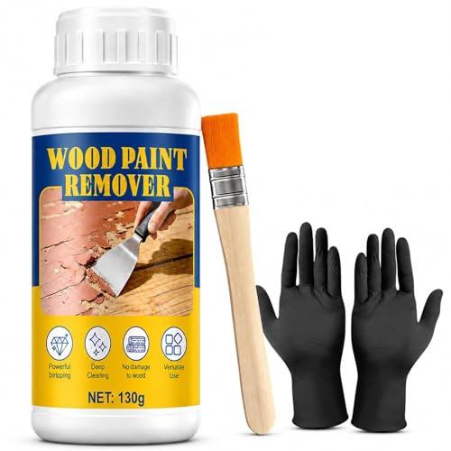 Decapante para Madera, Decapante de Pintura, 130 g, Tamaño Compacto y Eficaz | Decapante, Ayuda a Eliminar Pintura de Forma Uniforme, Adecuado para Muebles de Madera Maciza y Otros Productos de Madera