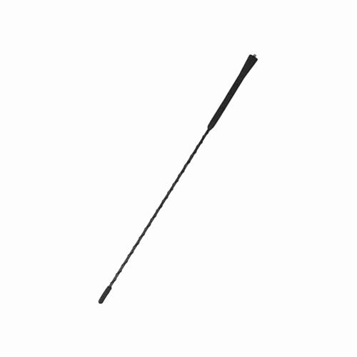 LiebeWH Masta a Spirale Avvitata Stile Fuba, Antenna Nera da 16 Pollici per, Hatchback, Installazione Semplice, Sostituzione Diretta, Adatta per Base Fuba da 5 Mm (16 pollici; Tubo dritto da 6