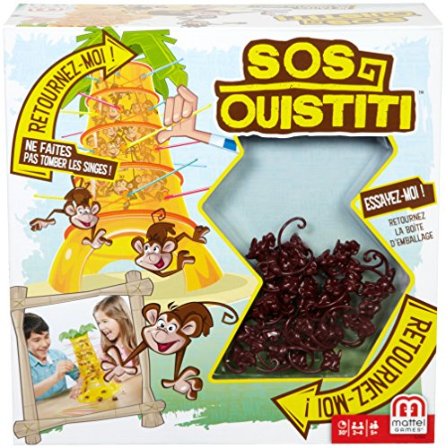 Mattel Games – 52562 – Gesellschaftsspiel – SOS Ouistiti (französische Version)