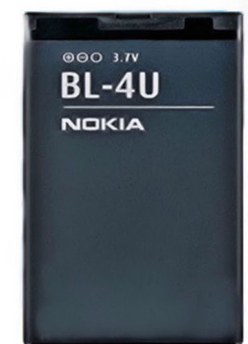 Nokia BL-4U - Batería/Pila recargable (1110 mAh, GPS/PDA/Mobile phone, Ión de litio) Gris