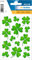 HERMA 3343 Aufkleber Kleeblatt Glück Grün klein groß, 42 Stück, Glücksklee Sticker, Etiketten für Fotoalbum Hochzeit Tagebuch Poesiealbum Scrapbooking Geburtstag Liebe Dekoration Briefe DIY Basteln