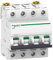 Schneider Electric A9F75416 Interruptor Automático Magnetotérmico Ic60N, 4P, 16A, Curva D