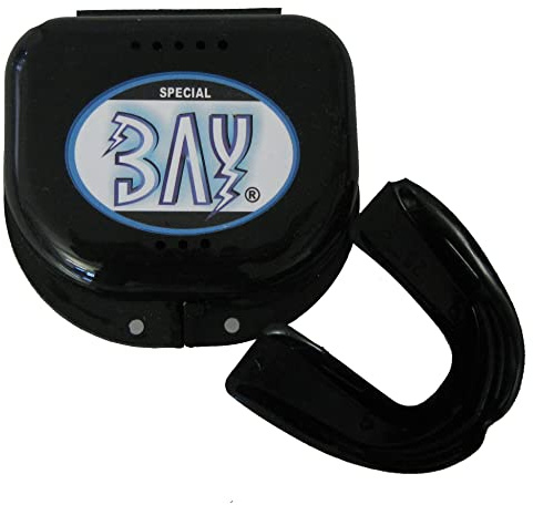 BAY Modern Line Zahnschutz mit Belüfteter Hygienebox, CE-Geprüft, Made in USA, für Kampf- und Kontaktsport