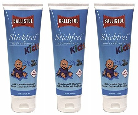 3 x Pflegemittel Mückenschutz Ballistol Stichfrei Kids, 26816