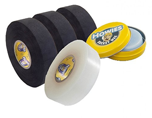 3X Schlägertape Profi Cloth 38mm, 1x Shine Tape, 1x Hockey Wachs