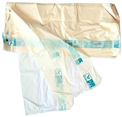 PZ 300 Sacchetti A Strappo CM 17 X CM 37,5 per Alimenti BUSTINE BIODEGRADABILI E COMPOSTABILI Mono Uso