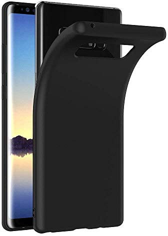 COPHONE® Cover per Samsung Galaxy Note 8 Cover Galaxy Note 8 Nero Silicone Case Molle di TPU Sottile Custodia per Samsung Galaxy Note 8