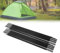 Alomejor Zeltstange 4.9m Fiberglas 2 Ruten Markisenrahmen Kit für Outdoor Camping Support