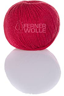 Ferner Wolle Merinowolle Seide Vielseitige V905, 50g weiche Premium Sockenwolle mit Seide und Merino zum Stricken & Häkeln