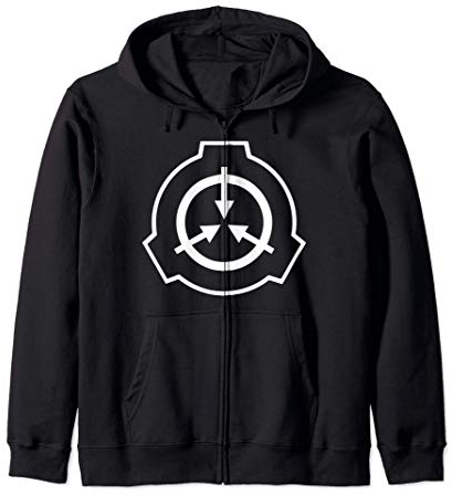 SCP Foundation White Logo Kapuzenjacke