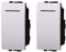 2 Pezzi Interruttore Unipolare 1P 1M 16A, Compatibile Con Bticino Living Light (Bianco)