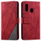 SONWO Case for Galaxy A20E Case, Premium Leather Flip Wallet Case Magnetic Closure Card Slots Kickstand Phone Case for Samsung Galaxy A20E, Red
