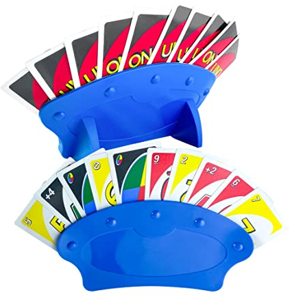 SANKESONG 2 Stück Kartenhalter Kinder, Spielkartenhalter Kinder, Freisprech Kartenständer Spielkarten Aufbewahru, Kartenhalter Spielkarten, 21,5 × 10 cm