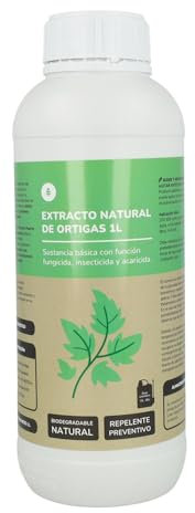 PLANETA HUERTO | Extracto de Ortiga Triple Acción Concentrado 1 L – Fertilizante Natural para Plantas, Control de Plagas y Estimulador de Crecimiento