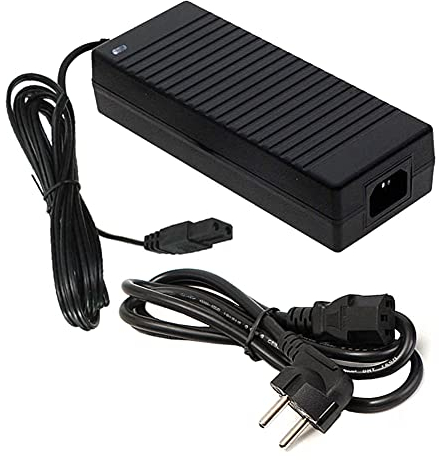 L46CS Bolwins 120W Spannungswandler 12V/10A – EU-Steckdose auf 12V DC Adapter für Auto-Kühlschrank, 230V AC auf 12V DC Ladegerät mit 2-Pin-Stecker