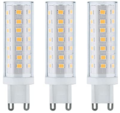 Paulmann 28925 LED Lampe Stiftsockel 3er Set 3x470lm 3x5 Watt Leuchtmittel Kunststoff 2700 K G9