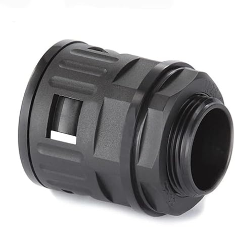 30 Pezzi M25 Filo Angolo Retto Passacavo per Conncet 25mm Diametro Tubo Corrugato - Tubo Filettato Morsetti Articolari Connettore con Dado di Sicurezza