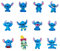 12 Stück Mini Figuren Set ZHUYUN-Stitch Mini Figuren Set, Cake Topper, Kuchen Dekoration Cake Topper Lieferungen für Kindergeburtstag deko Mädchen/Junge Geburtstags Party liefert Cupcake Figuren