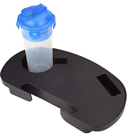 2pcs Clip On Camping Chair Side Table Outdoor Garden Fishing Beach Storage Tidy Utility Tray Clip On Chair Table with Mobile Device Slot and Snack Tray