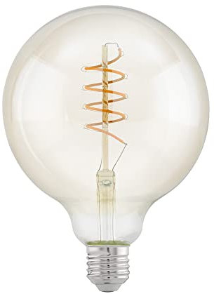 EGLO E27 G125 LED Leuchtmittel amber 4W 280lm 2200K 12,5x17,3cm Stepdimmer