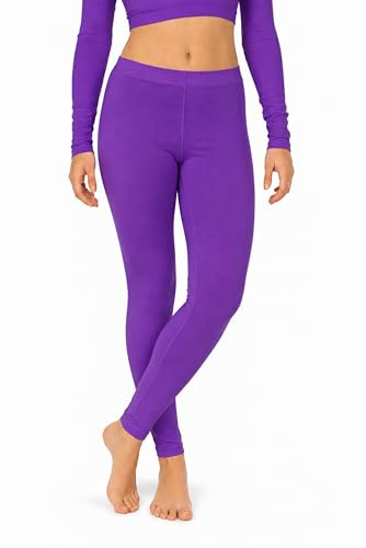 BOOM Prime Leggings da ginnastica in lycra per ragazze, senza piedi, elasticizzati, elasticizzati, per bambini, per danza, sport, atletica