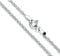 Old English Jewellers Sterling Silver Prince of Wales Chain Necklace 16 18 20 22 24 inch (24.00)