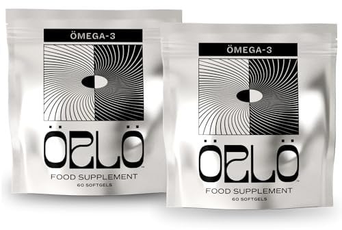 Orlo Omega 3 - Vegan Omega 3 Supplement - Triple Strength Omega3s - Plant Based DHA & EPA Fatty Acids - Algae Omega-3 Oil - Krill or Fish Oil Alternative (120 Mini Softgels)