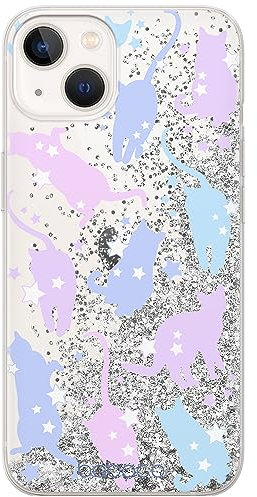 Babaco ERT GROUP mobile phone case for Apple Iphone 13 original and officially Licensed pattern Cats 016 optimally adapted to the mobile phone, with glitter overflow effect