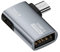 chenyang Adaptateur d'alimentation Micro USB OTG 2 en 1 Micro USB mâle vers USB 2.0 femelle 90 degrés coudé à gauche