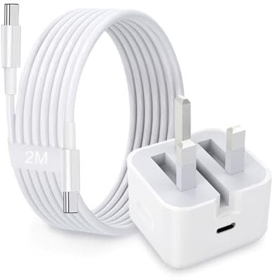 iPhone 16 USB C Charger,20W Fast Charger for iphone 16/16 Plus/16 Pro/16 Pro Max/15 Pro/15 Plus/iPad Pro Air 5th/4th, iPad 10th Mini 6th,USB C Plug and with 6.6FT C to C cable