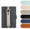 GBTUPOKW 6PCS Adjustable Elastic Band Pen Holder Leather Sleeve Pouch PU Leather Sleeve Pouch for Notebook Planners Binders and Books