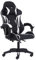 Millhouse Sport Desk Chair with Adjustable Lumbar Support and Head Pillow, X3577 (White)