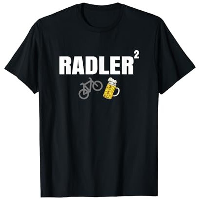 Fahrrad Fanartikel Bier Witze Radler Hoch 2 Fahrradtour T-Shirt