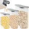 Stimo 3er Set Vorratsdosen 4L 2,4L & 1,3L Aufbewahrungsbox mit Deckel Müsli Box Dose Schüttdose