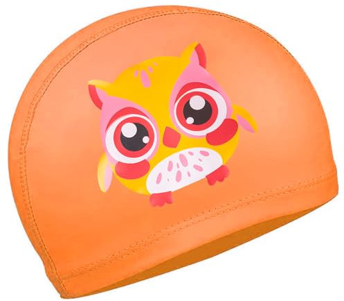 GWAWG Bonnet Bain Enfants,Enfants Bonnet de Natation Bonnet de Bain Élastique Imperméable Bonnet de Piscine Tissu Polyester Souple Bonnet de Bain Bonnets de Piscine Amusants pour Enfant