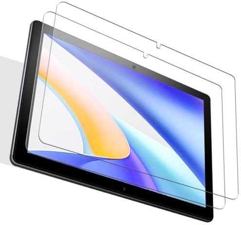 Gelaasso 2 Piezas Protector de Pantalla para DOOGEE U10 Tablet 10.1, Cristal Templado 9H Anti-Rayaduras, Transparente HD Cristal Templado para DOOGEE U10 Tablet 10.1