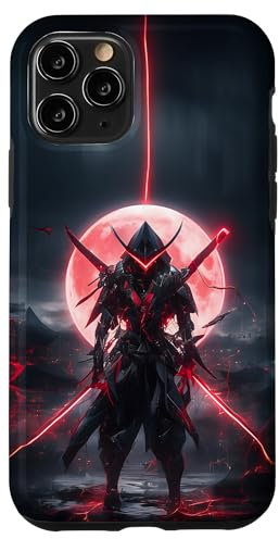 iPhone 11 Pro Japanese Samurai Epic Majestic Bloodmoon Otaku anime manga Case
