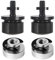 GisWell 4 viti per sedile moto, in alluminio, con 2 clip a C, per sedile della moto