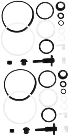 OKUMEYR 2 Sets Jack Repair Kit Trailer Jack Car Jack Repair Kit Lever Repair Tools Floor Jack Repair Tools Replacement Bottle Jack Plugs Jack Seal Kit Jack Accessories Steel Black