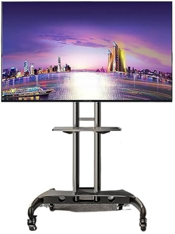 DXYOYONGOZ Soporte TV Ruedas, Soporte TV Pie, Soporte Universal for TV, Carrito for TV móvil, Soporte for Monitor Integrado
