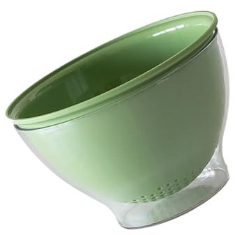 Cesta coladora multiusos de cocina con sistemas de drenaje de doble capa para pastas, ensalada, varios colores, colador de cocina