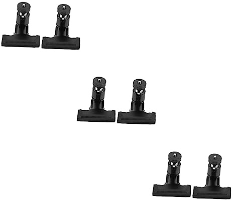 DIYEAH 6 Stück Aluminiumlegierung Kamera Clip Mount Tischklemme Drehbar für Webcam Ringlicht Digital Kamera Professionelle Halterung für Desktop Clamp Security Camera Clip