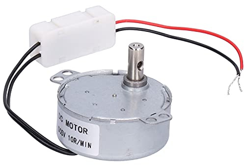 Cocoarm 50TYC Moteur DC Sans Balais Micro Moteur Synchrone à Réduction 5V 10RPM Faible Consommation D'Énergie Couple Élevé avec Direction CW/CCW pour Électroménagers Ventilateurs