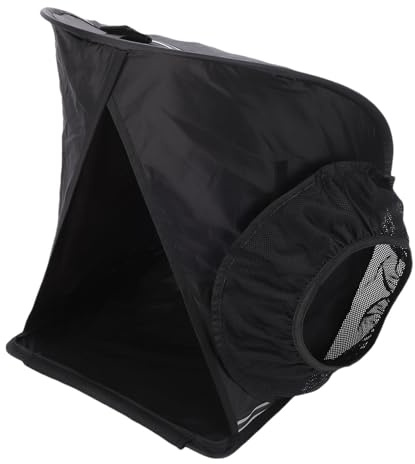 Fockety Laptop-Sonnenschutz, Blendfrei, Faltbar, Sichtschutzhaube, Tragbare Laptop-Sonnenschutztasche für Arbeiten Im Freien, Blockiert Sonnenlicht, Reisen Im Freien (schwarz)