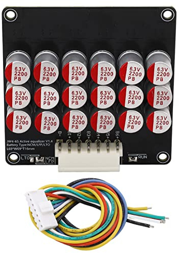 Respicefinem Battery Active Equalizer 6S 1 8V 4 5V Capacitor Balance Board Energy Transfer Balancer Module For Lithium Battery Packs