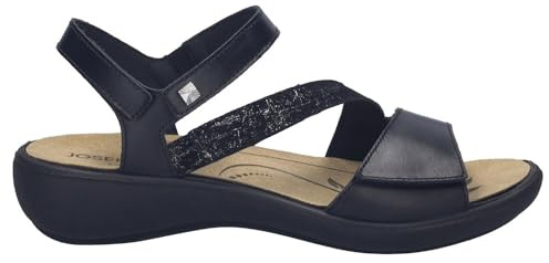 Josef Seibel IBIZA-02 Glattleder SCHWARZ - Sandalias cómodas mujer talla numeric_37