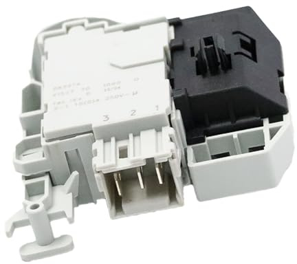 Aetnustar Türverriegelung Waschmaschine Türschloss Waschmaschine 250V 16A | Sicherheitsverriegelung Waschmaschinentür Ersatzteil für Türschloss für DKS65 DKS68/EG-380884 00623782 00627046 00638259